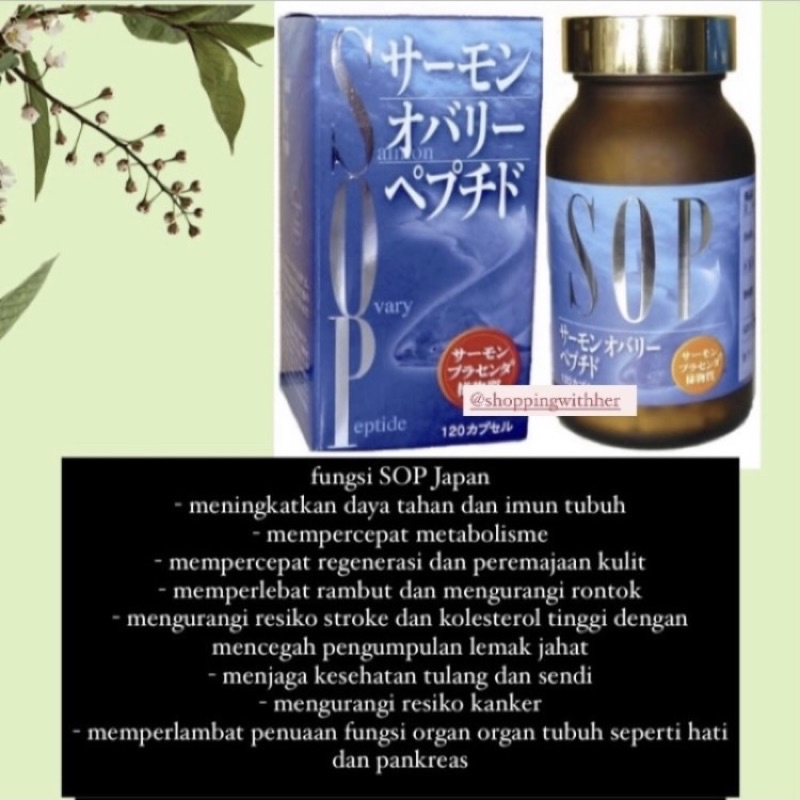 SOP japan / SOP Jepang / salmon ovary Peptide