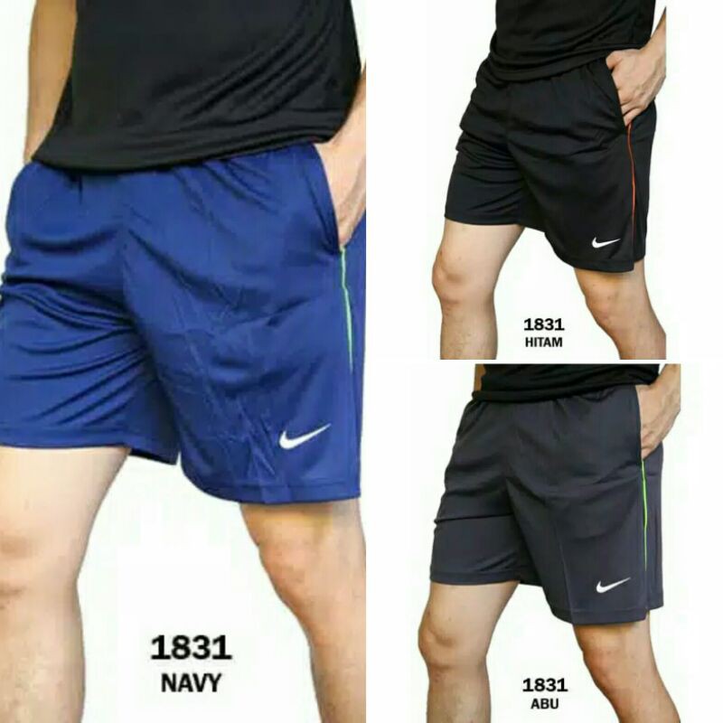 CELANA PENDEK NIKE 1831 [ TRAINING, COWOK, SPORT, RUNNING, GYM ] - CELANA TRAINING PENDEK COWOK