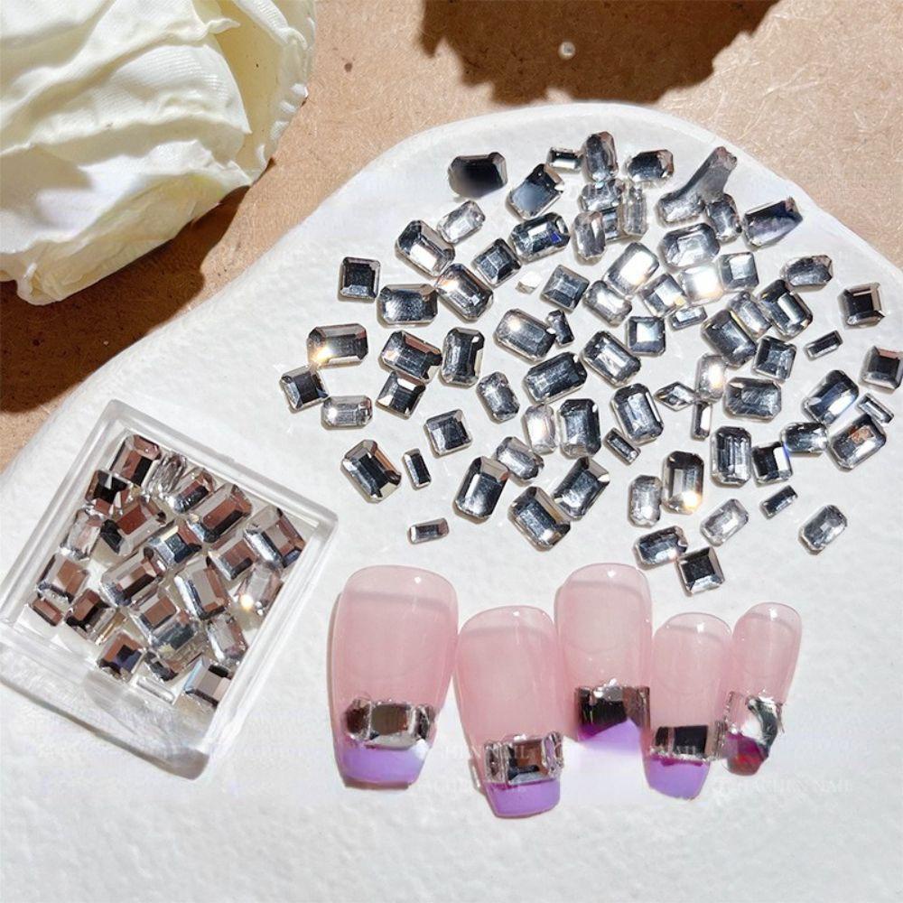 Mxbeauty Nail Art Rhinestones Shiny Fairy DIY Bahan Nail Salon Manicure Aksesoris Diamond Dekorasi Kuku