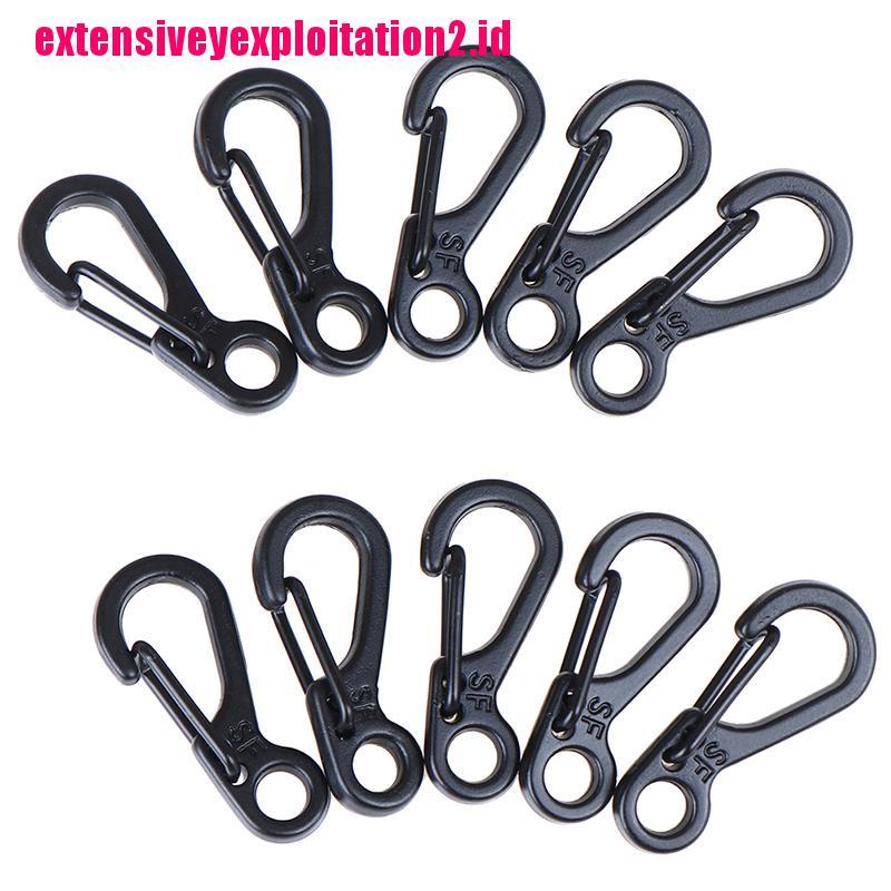 (E2id &amp; &gt; 10pcs Carabiner Mini Untuk Camping