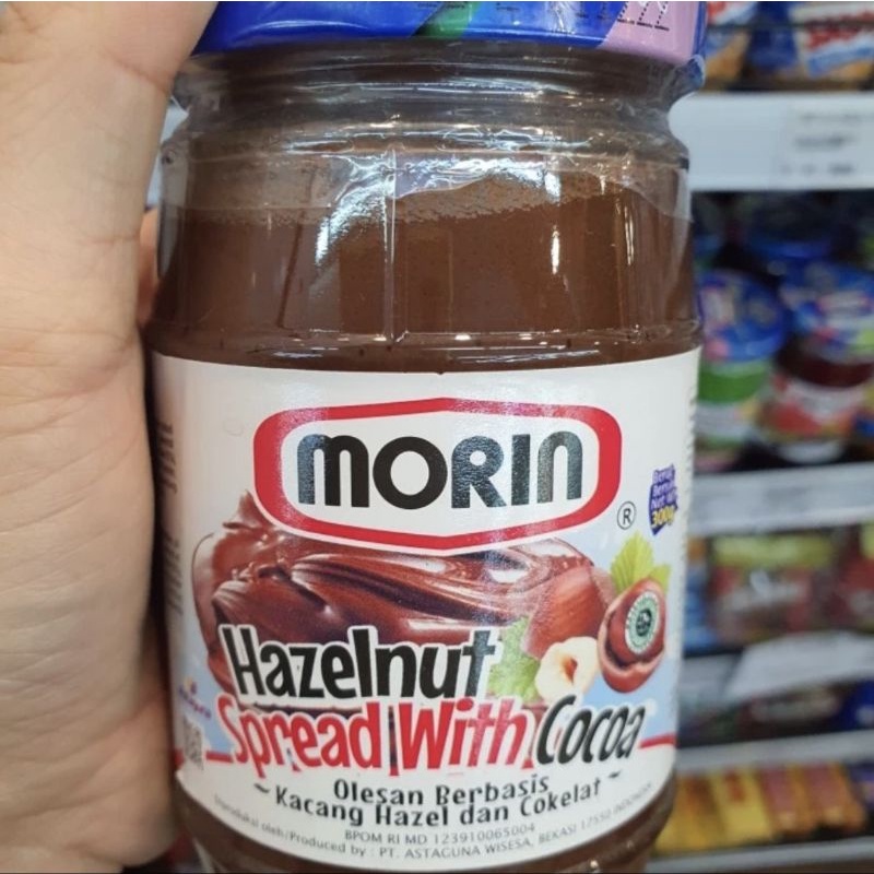 

morin hazelnut spread with cocoa / selai coklat / cokelat