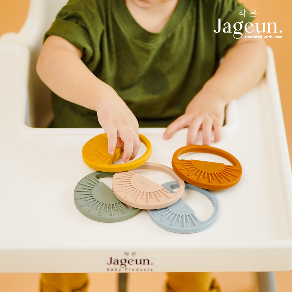 JAGEUN Premium Silicone Baby Sun Teether | Gigitan Bayi Matahari