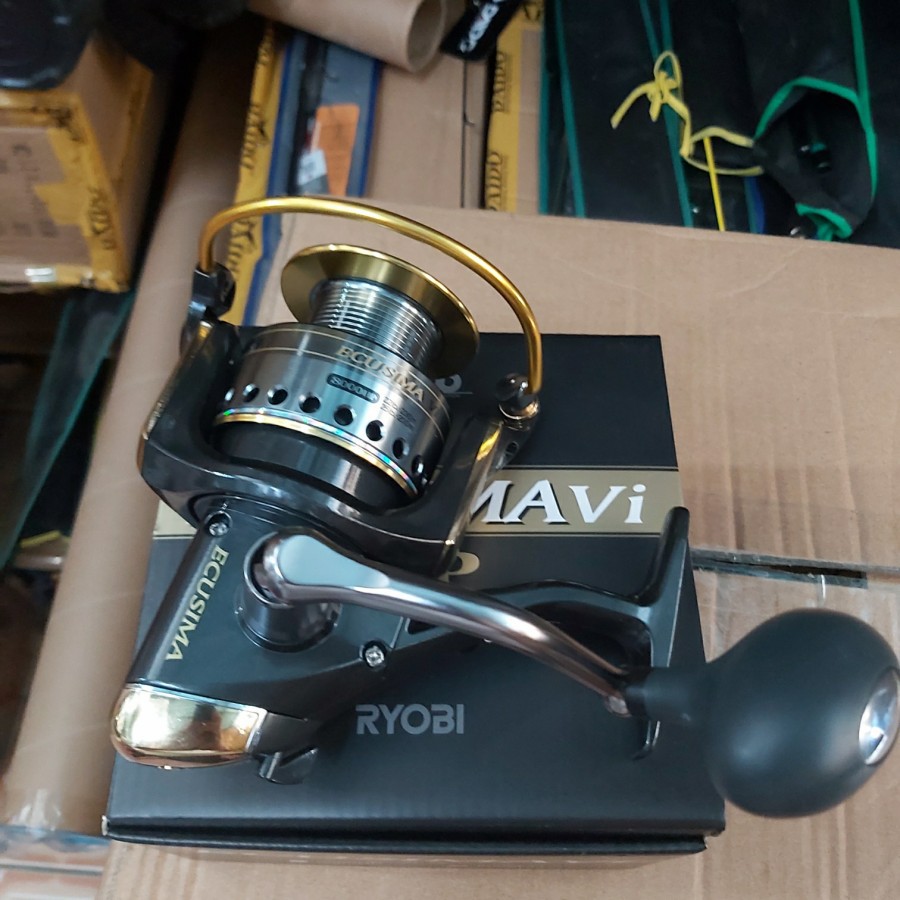 Reel Ryobi Ecusima 8000 VI Power Handle -  reel laut mantap - ryobi ecusima Vi 8000 HP