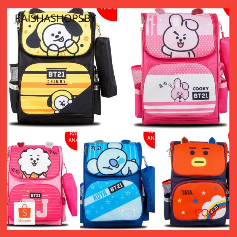 TAS RANSEL ANAK SEKOLAH SD  / TAS ANAK SEKOLAH SD  / TAS ANAK SEKOLAH PEREMPUAN BTS BT21 / TAS BTS