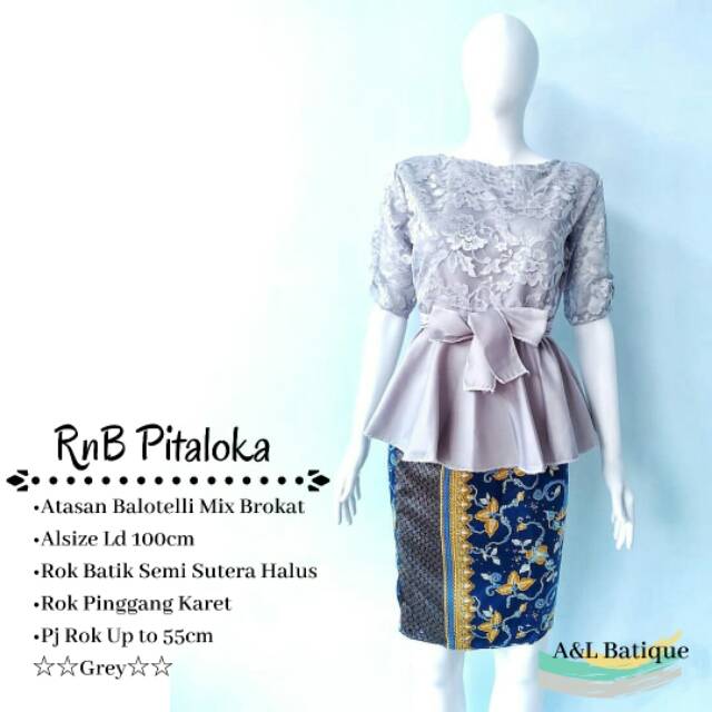 RnB Pitaloka Setelan Kebaya Pendek