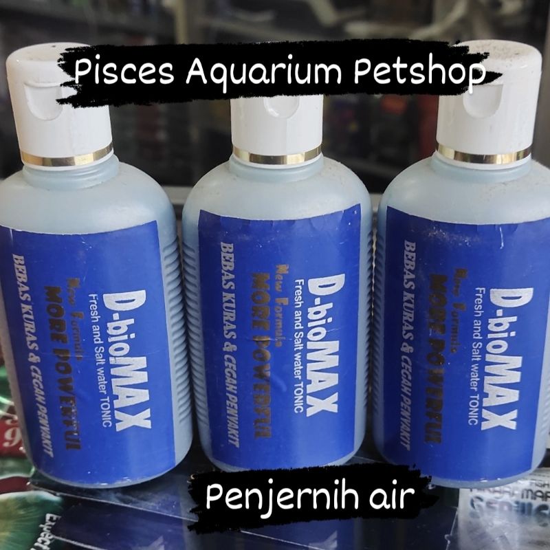 Penjernih air aquarium D biomax water tonic 100ml