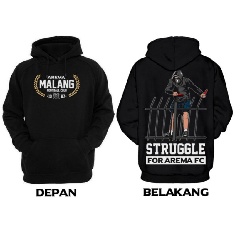 Sweater Hoodie Pria Distro Arema Fc