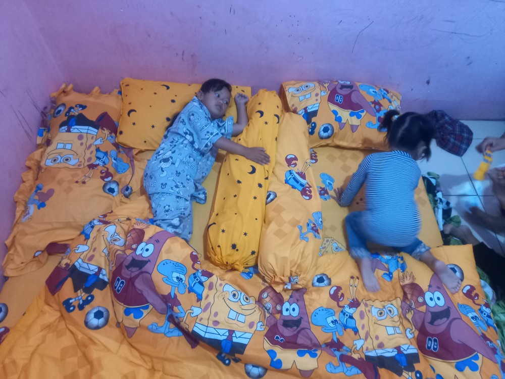 Set Sprei+bedcover Katun Premium Anti Geser Custom Size Homemade