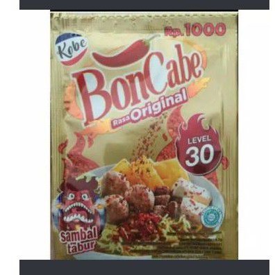 Kobe Bon Cabe Level 15 sachet Sambal Tabur Pedasnya Extreeem level 30