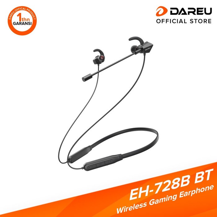 DAREU EH-728 Bluetooth Gaming Earphone Stereo Bass