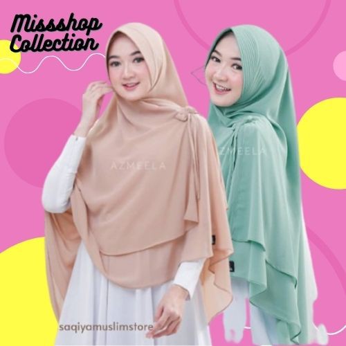 Khimar2 Layer Jumbo Ceruty Kerudung Syari Jumbo Ceruty Hijab 2