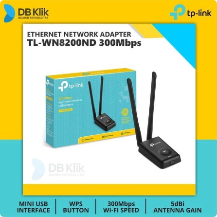 Wireless USB Adapter TP-Link TL-WN8200ND 300Mbps &quot;TP Link TL WN8200ND&quot;