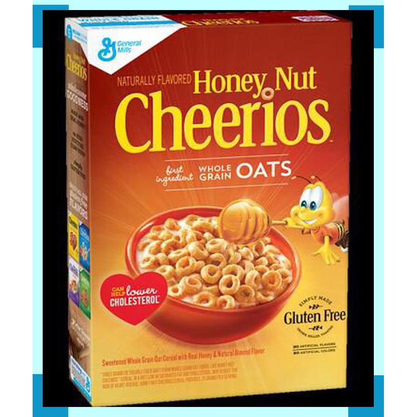 

Cheerios Honey Nut Wholegrain Whole Grain Oat Cereal 780g Sereal Madu