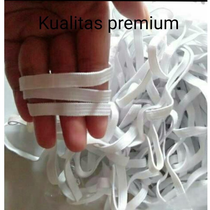 karet elastis putih penguin 5 mm per 1 kilo