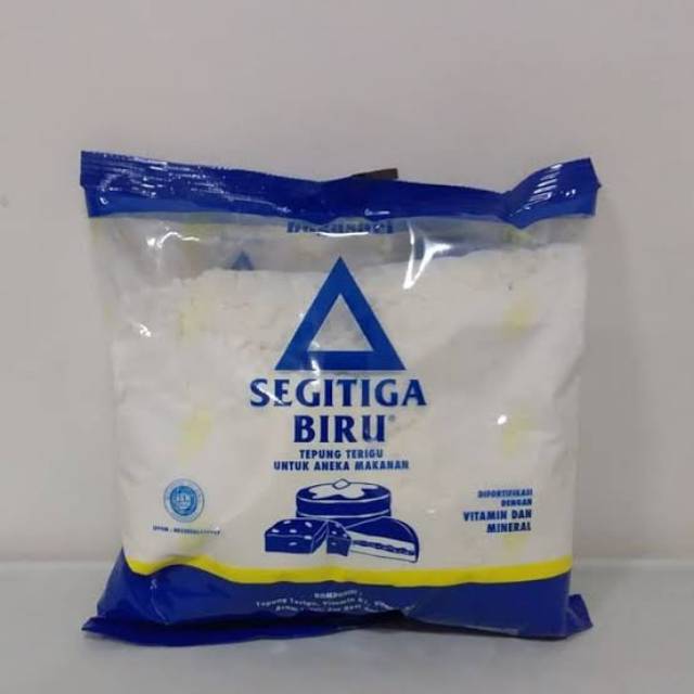 

Terigu segitiga biru kemasan 500gr (1/2)kg