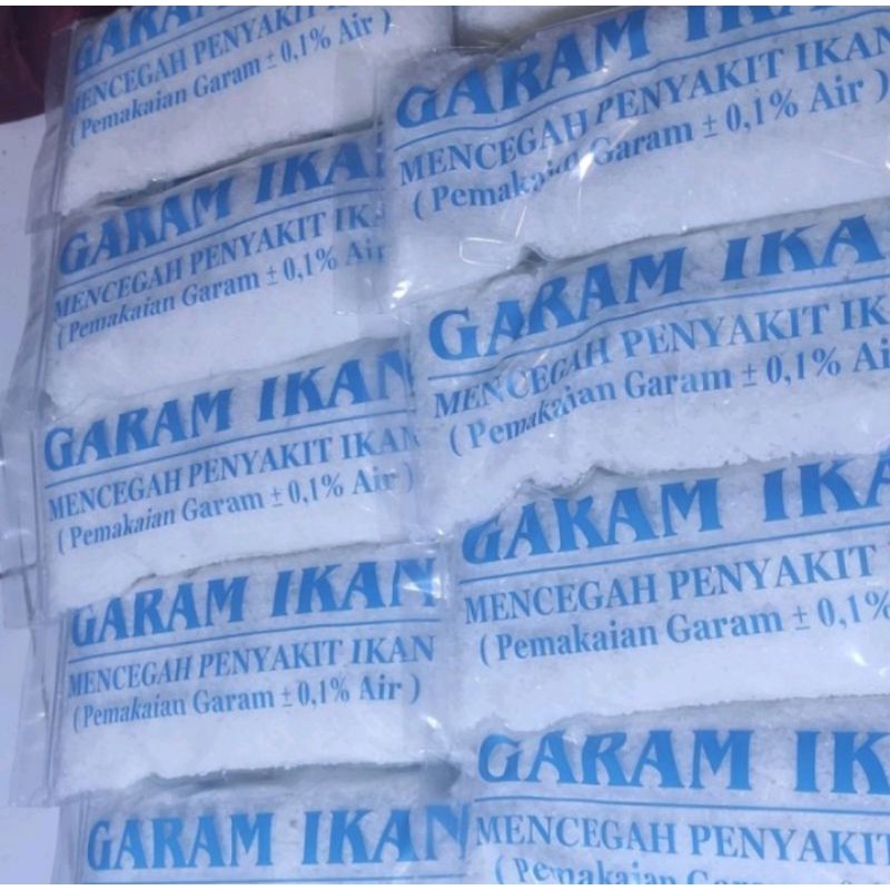 Garam Ikan, Garem Krosok, Garam Kasar, Kemasan 1kg dan 500g