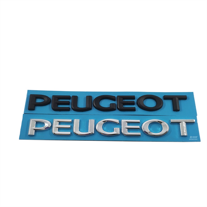 1pc Stiker Emblem Logo PEUGEOT Bahan ABS Untuk Dekorasi Mobil PEUGEOT