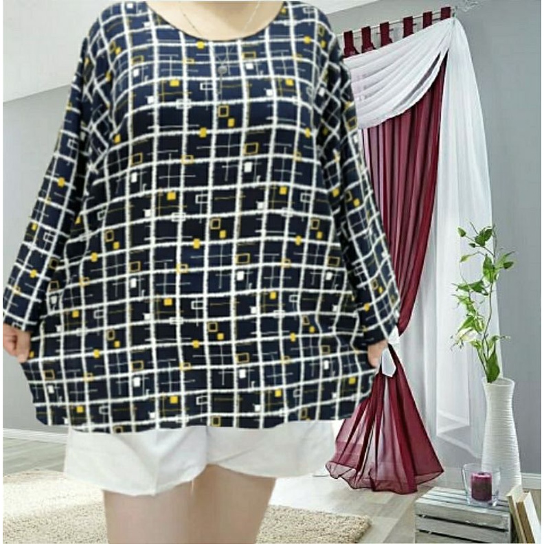 baju jumbo wanita atasan jumbo wanita bahan rayon super quality lembut dan adem