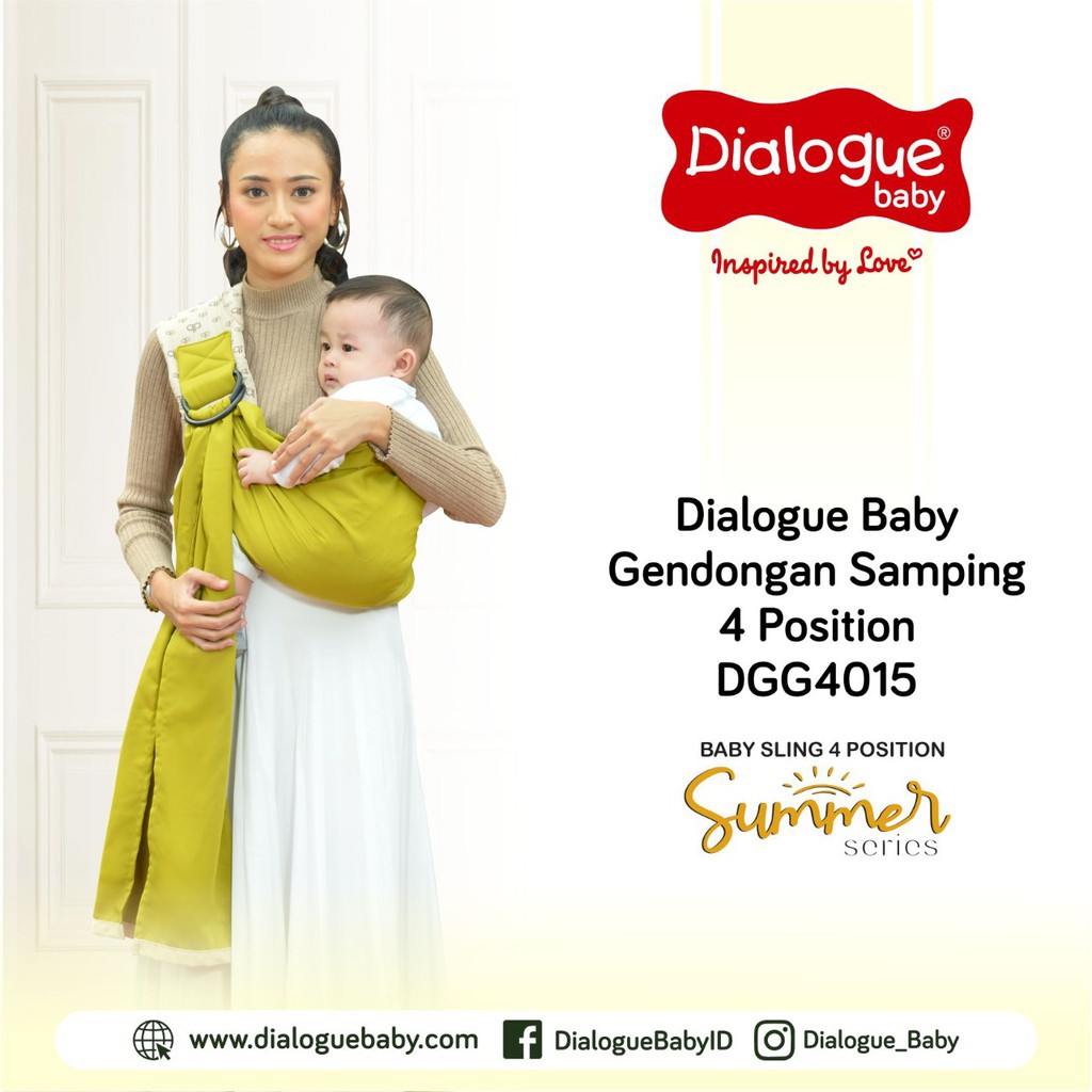 ♥BabyYank♥ Dialogue Gendongan Samping Summer Series DGG4015 Dan DGG4016 / Gendongan Samping + Fungsi Apron