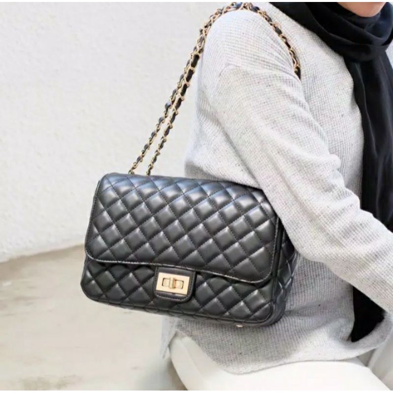 Flicka Bag V 1 Hitam (NEW) Rare Item