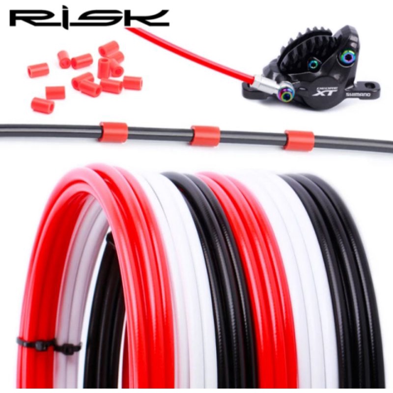 Risk Kabel Rem Hidrolik Sepeda Cable Housing Brake Hydraulic Merah