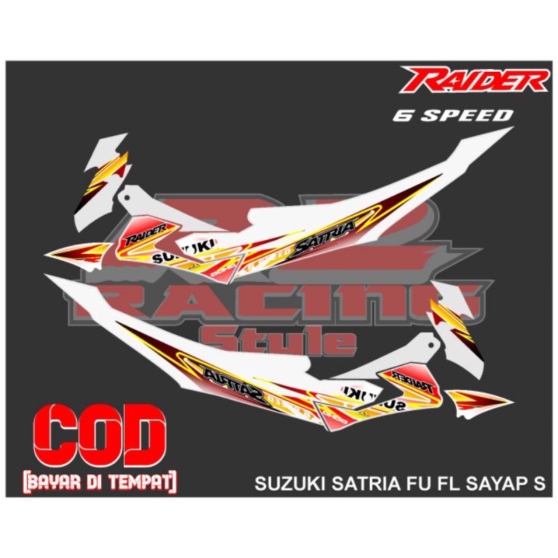 Stripping Variasi Suzuki Satria Fu facelift tipe S/ Satria Fu facelift sayap S