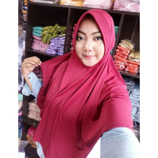 Jilbab Serut Jumbo Jersey