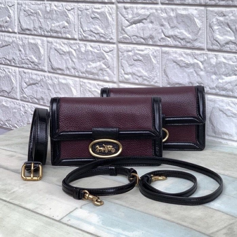 coach riley convertible bag oxblood