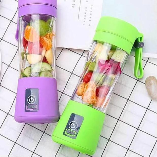 ☋ ANQI1888 Juice cup blender mini portable / USB blender juicer / Alat pembuat jus HM-03 ✸