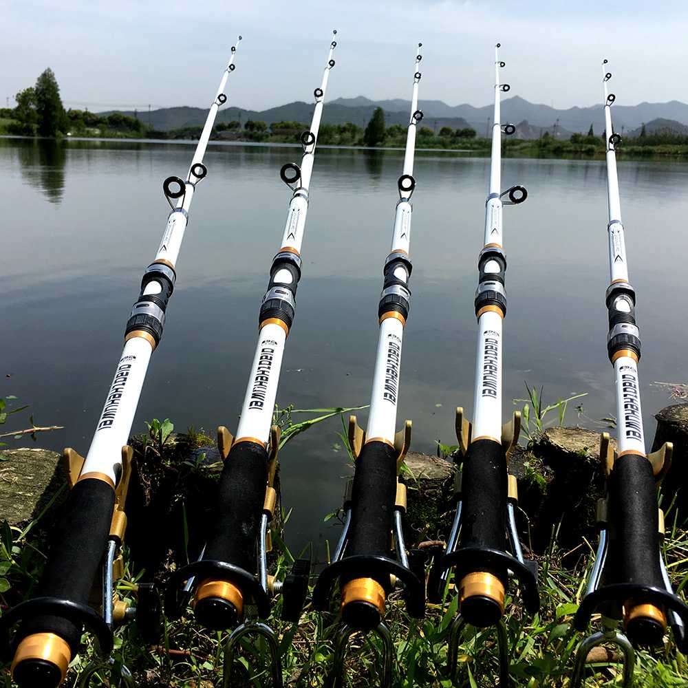 TaffSPORT Joran Pancing Panjang Portable Carbon Fiber Tongkat Pancing Telescopic Kuat Perlengkapan Mancing Berkualitas