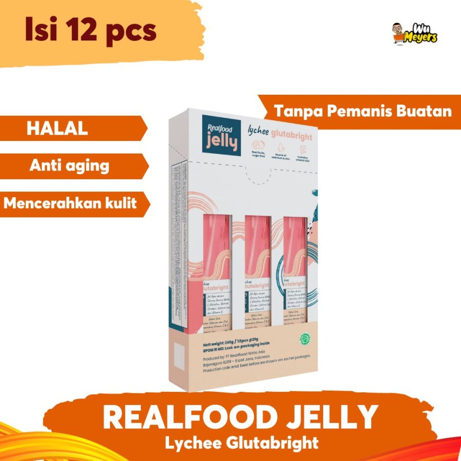 

Realfood Jelly Lychee Glutabright - Formulasi Sarang Burung Walet