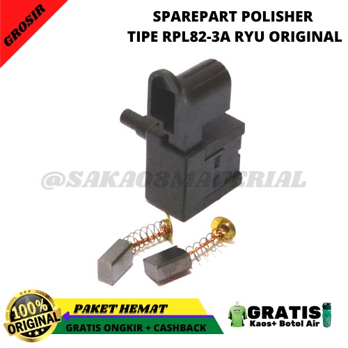 Promo Grosir Switch Saklar Sugu RPL82 3A RYU Original / Carbon Brush Polisher Rpl 82 3A / Sepul Sugu