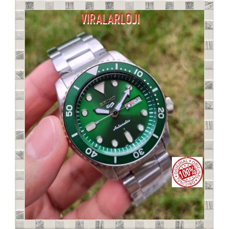 Jam Tangan Pria Seiko 5 Sport Hulk SRPD61K1 Original