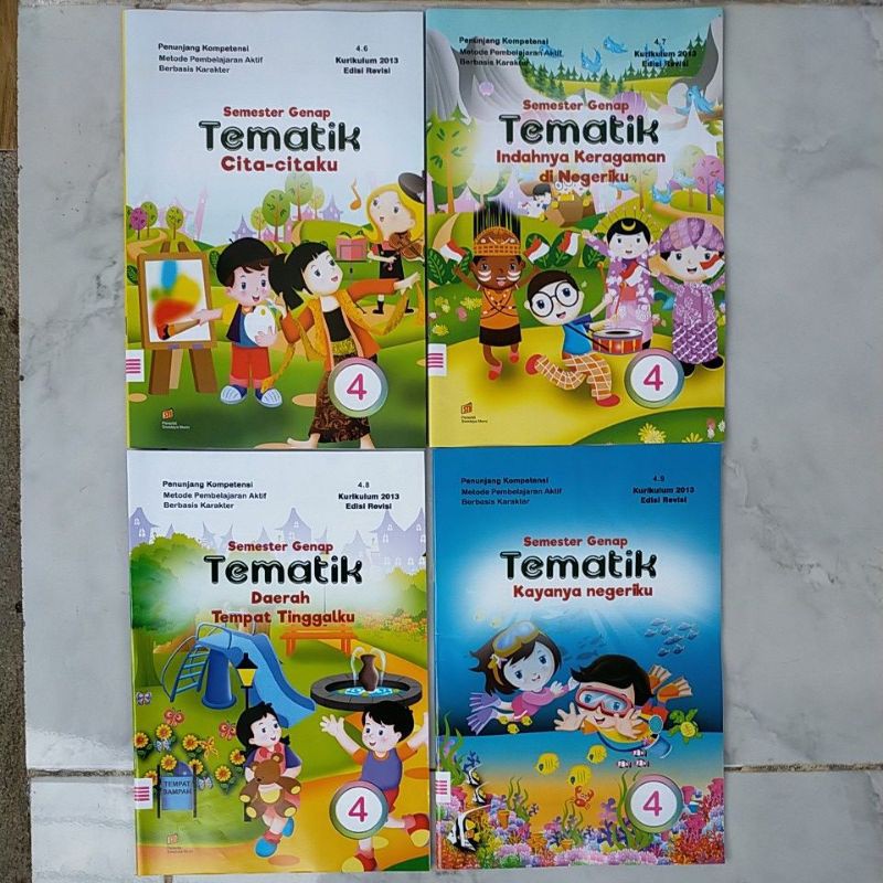 ( Kelas 4) 1 Paket LKS Tematik Swadaya Murni SD Kelas 4 Semester 2 Kurtilas Revisi