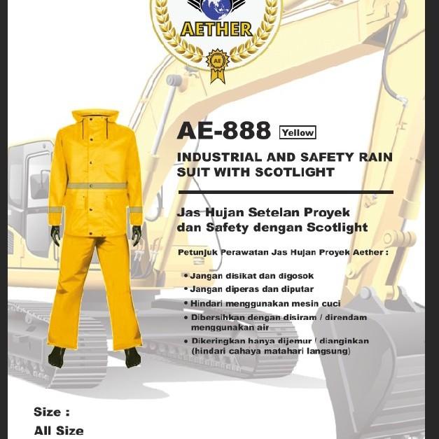 Jas Hujan Stelan Proyek Aether