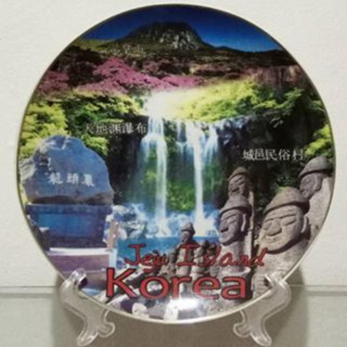 Pajangan Piring Keramik Korea Jeju