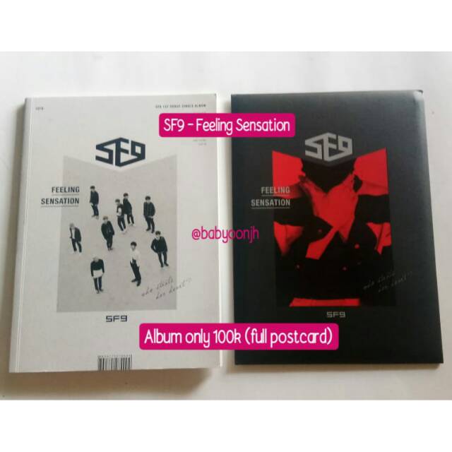 SF9 1st Debut Single Album Feeling Sensation
