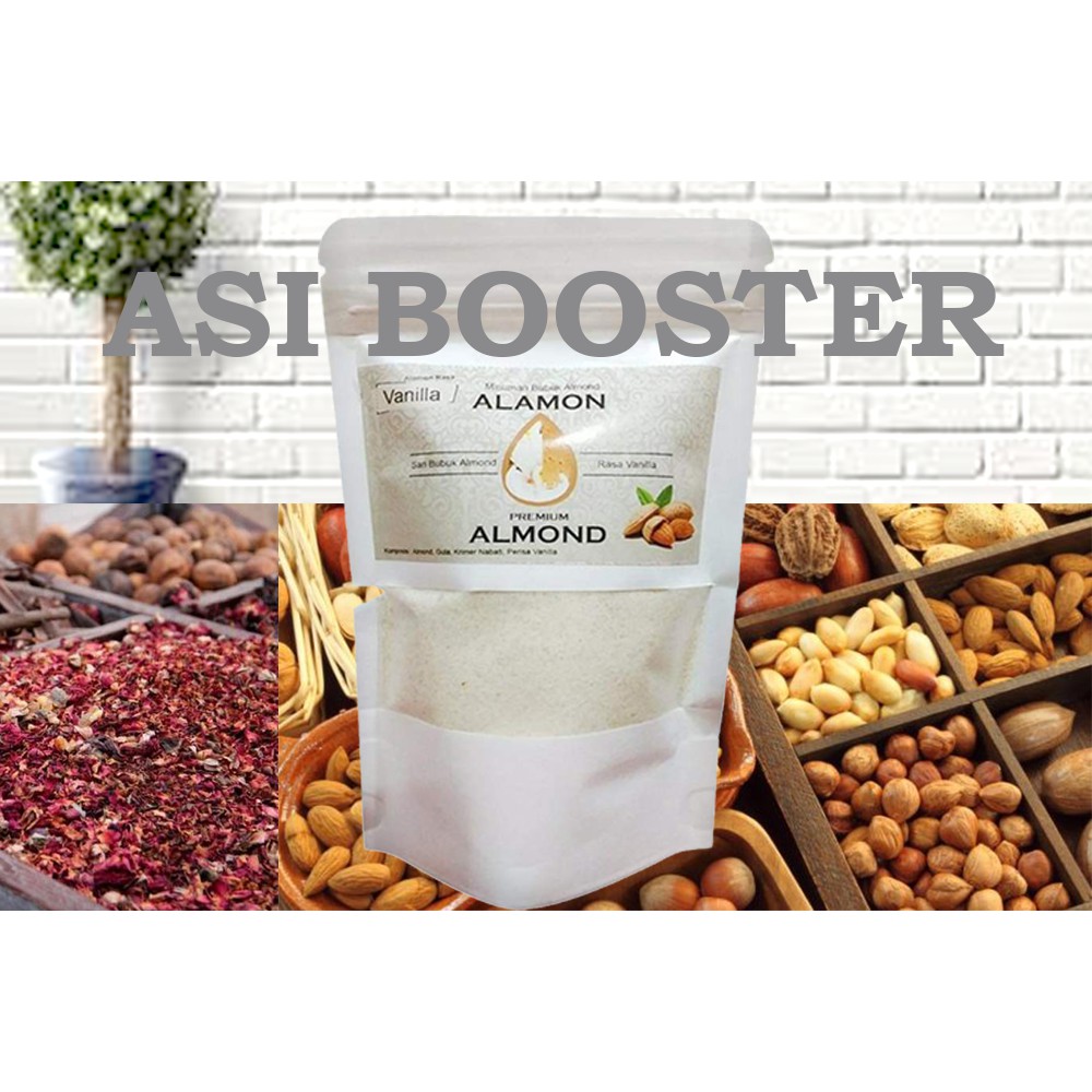 ASI BOOSTER Susu ALMOND Kemasan 170 Gr - BOOSTER ASI - ALMOND MILK - LANCAR ASI - PENGENTAL ASI