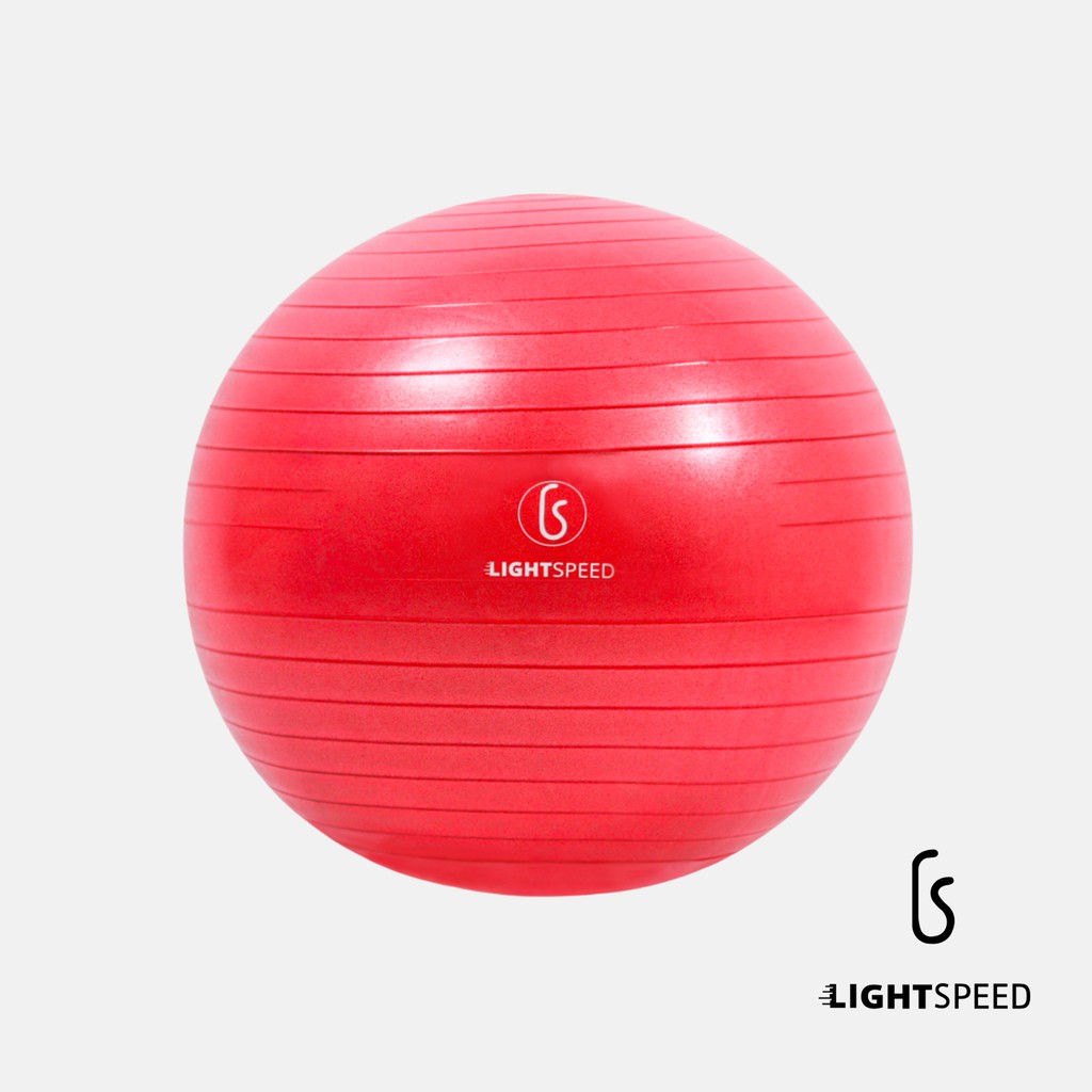 LIGHTSPEED Anti Burst Gym Ball (FREE PompaTangan 65cm) / Bola Gym / Therapy Ball /Yoga Ball/BolaYoga