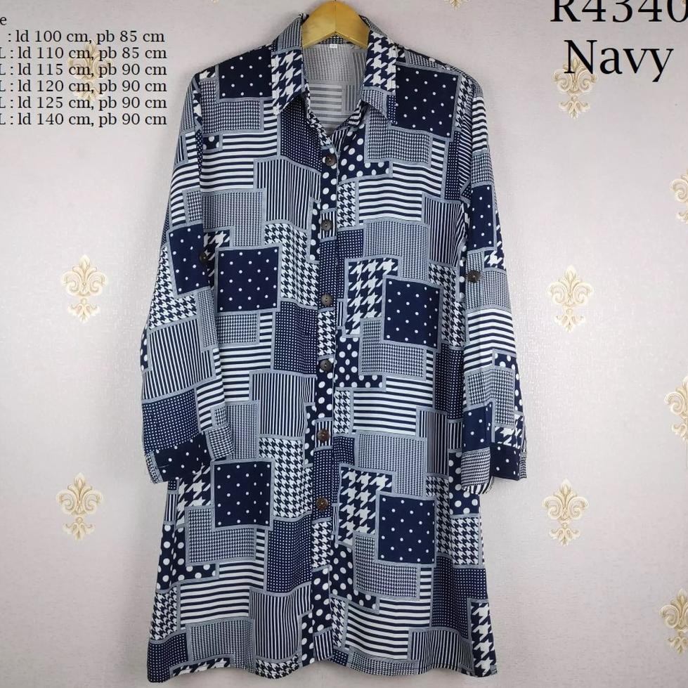 Harga Spesial Bt Tunik Batik Bahan Katun Rayon Tunik Shakila Shopee Indonesia