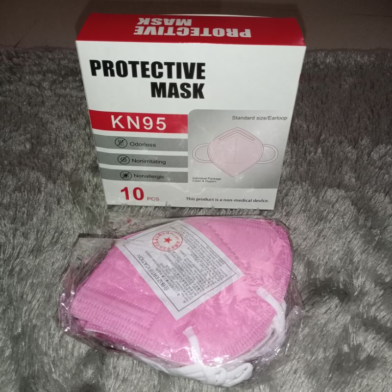 masker kn95 pink isi 10