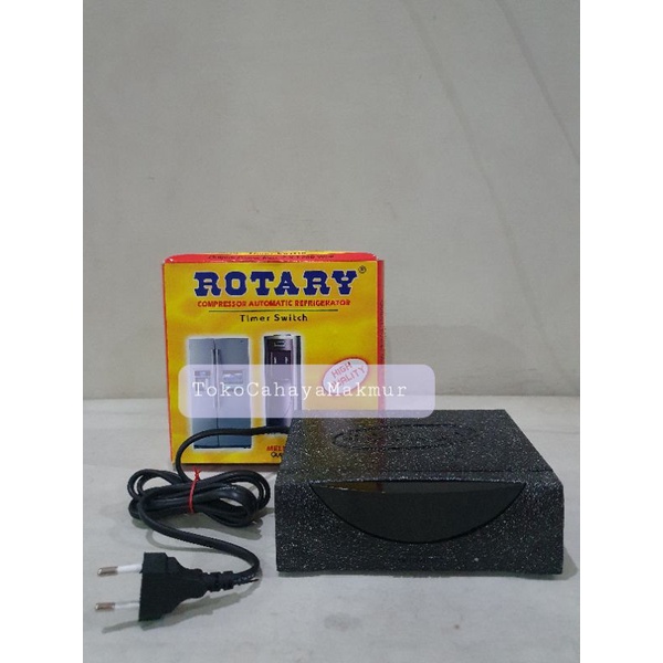 Automatic Timer Switch Rotary 2x1200w Pelindung Kulkas &amp; Dispenser Air