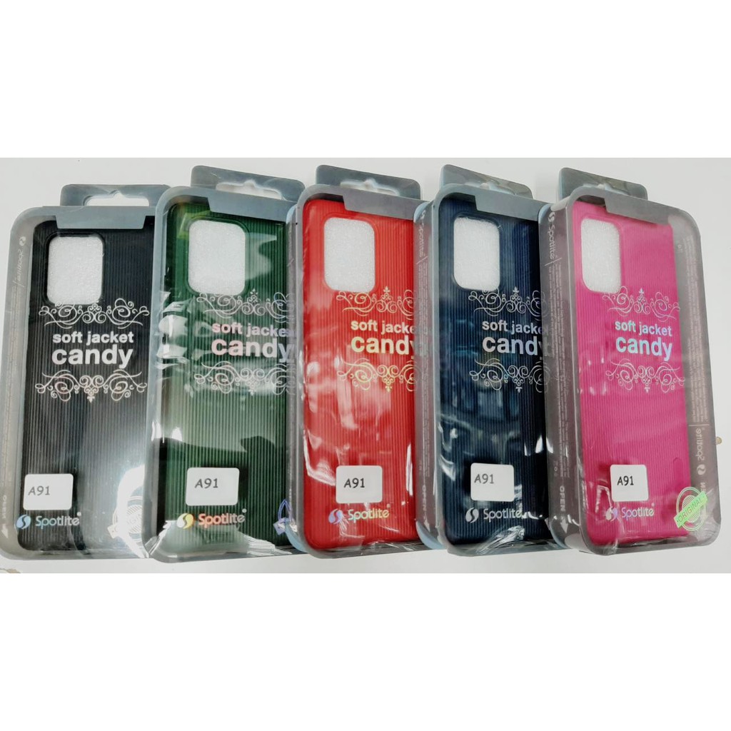 SOFT CASE SPOTLITE STRIP PREMIUM SAMSUNG A91 NEW 2020