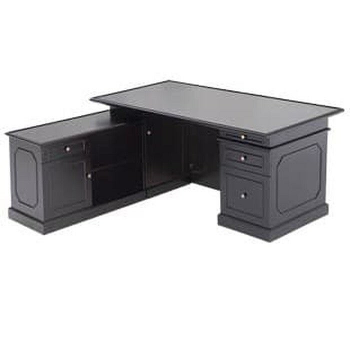 Meja kantor kayu, meja komputer, meja kerja kayu, mebel jepara