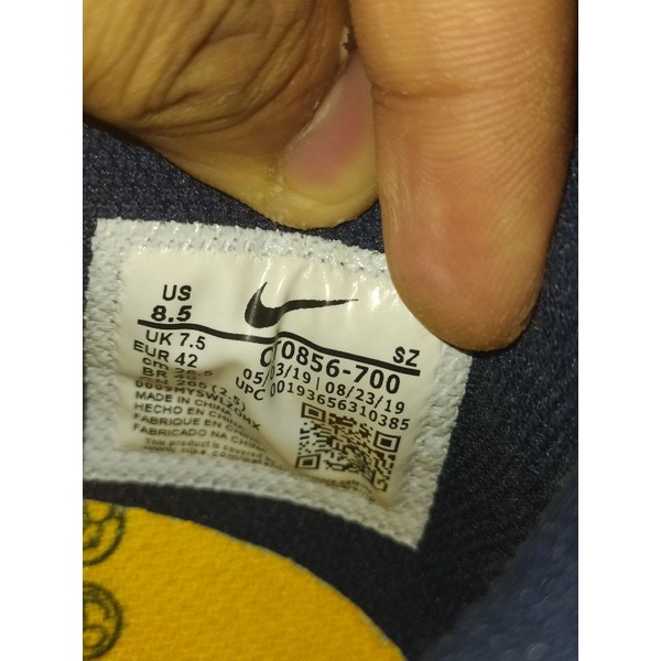 nike SB dunk off white Michigan preloved