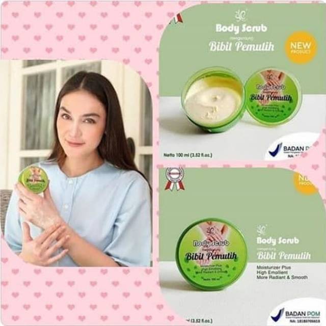 *aschosme* Body scrub bibit pemutih by SYB