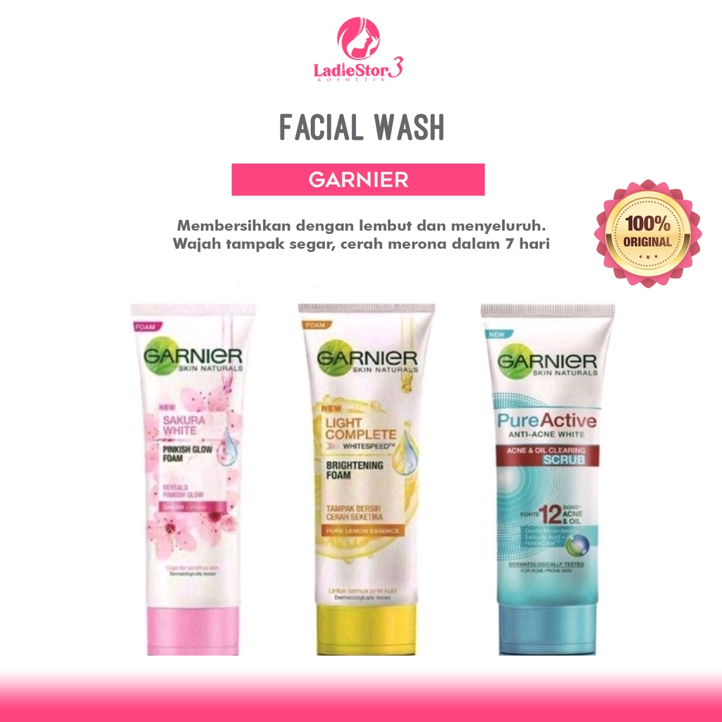 GARNIER Facial Wash