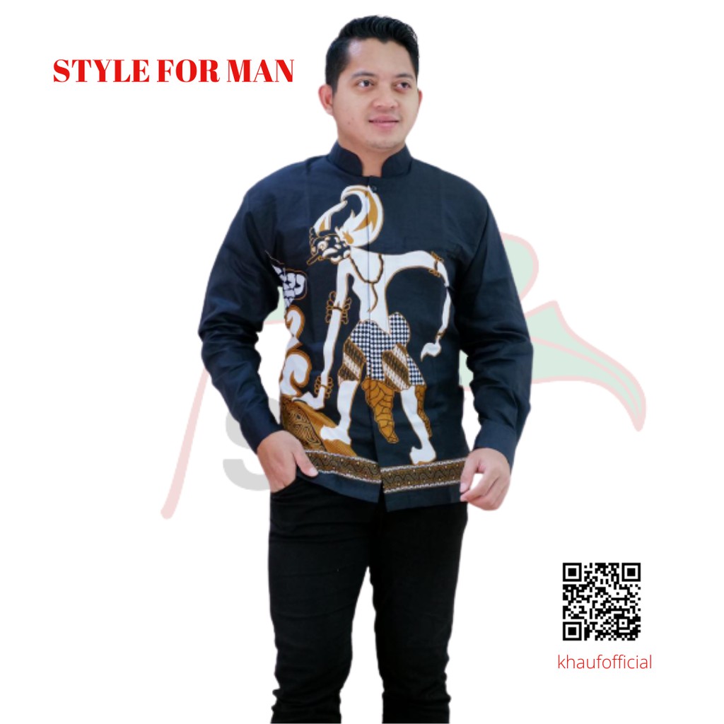 KOKO PRIA TAMPAN Baju Koko Panjang KS034 Furing Atasan Muslim Pria Bahan Katun Primisima