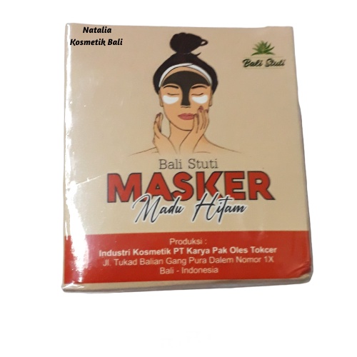 Bokashi Bali Stuti Masker Madu Hitam 35 ml