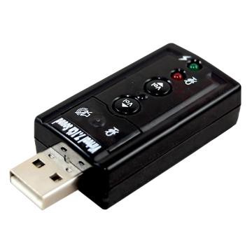 Taffware USB 7.1 Channel Sound Card Adapter - TC-03 - VZUA06XX